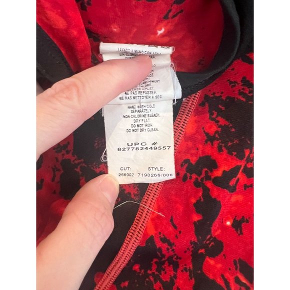 Speedo Endurance Red Black one piece Swimsuit Women’s 6/32 - Picture 7 of 7